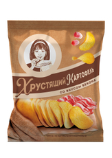 Чипсы Хрустящий картофель в ломтиках Бекон, 40г