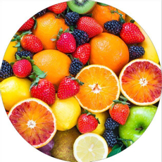 Tarrington House Блюдо сервировочное Фрукты и ягоды стеклянное, 32см