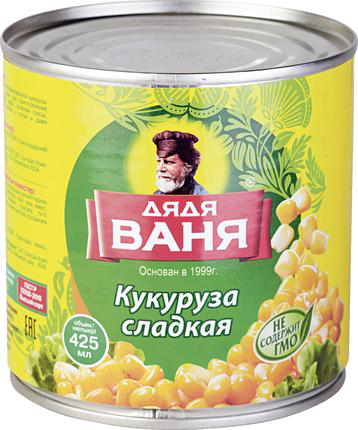 Кукуруза сладкая ДЯДЯ ВАНЯ, 340 г купить с доставкой на дом, цены в ...