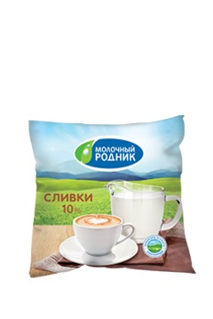 Сливки Молочный родник 10%, 400г купить с доставкой на дом, цены в ...
