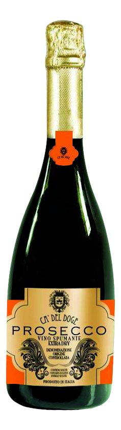 Вино игристое Ca Del Doge Tombacco Spumante Prosecco белое сухое, 0.75л
