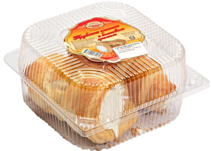 Пирожное Золотой колос Трубочка слоеная (65г х 2шт), 130г