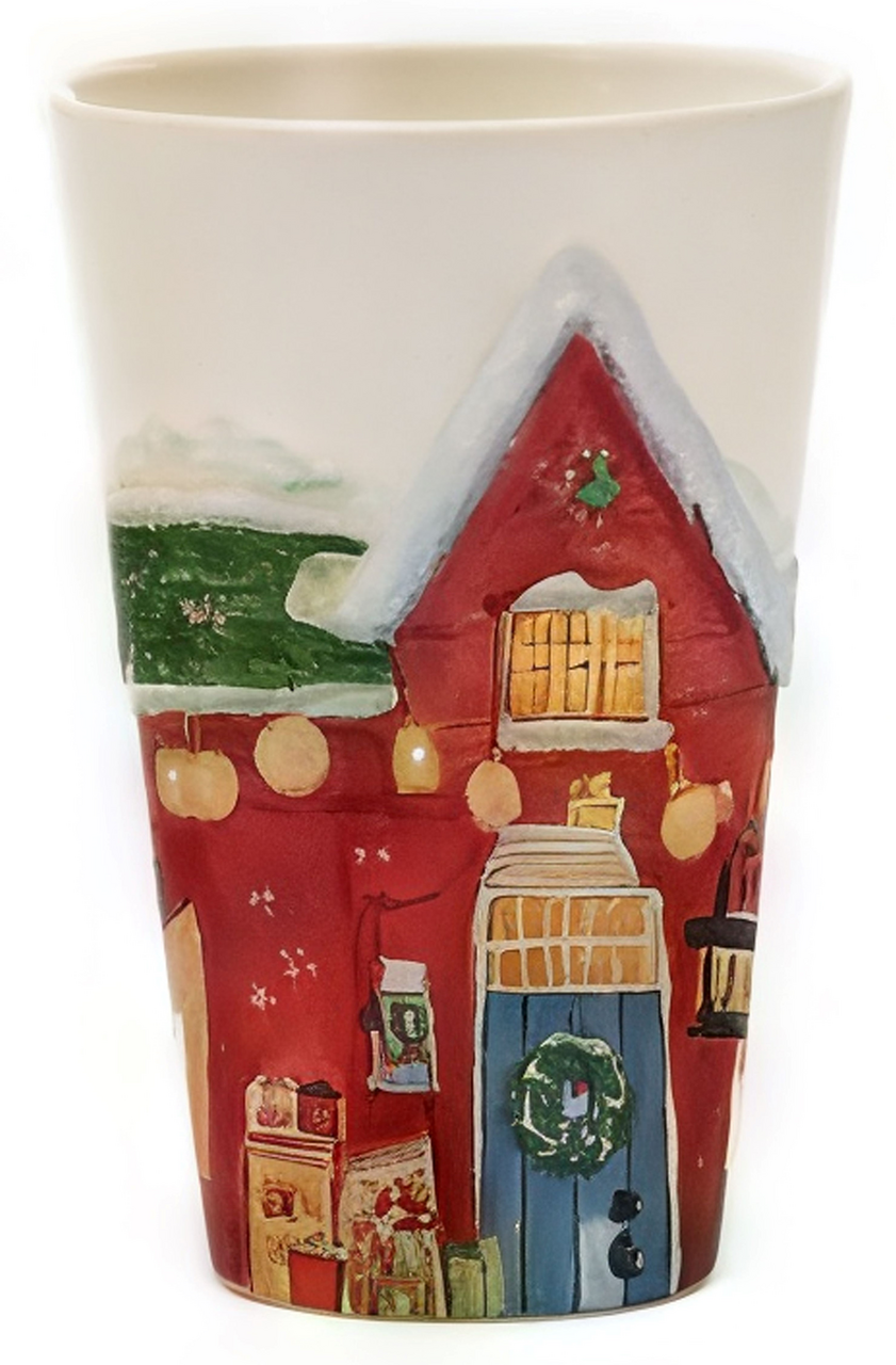 Стакан New Year Town Red, 250мл
