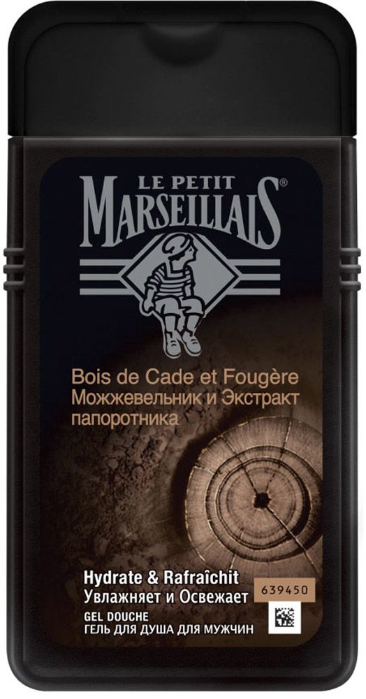 Гель для душа Le Petit Marseillais Можжевельник и экстракт папоротника ...