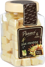 Сыр Parme Пармезан кубики твердый 43%, 170г
