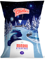 Молоко Первый вкус отборное пастеризованное 3.9%, 1л