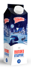 Молоко Первый вкус отборное пастеризованное 3.9%, 1л