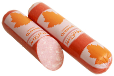 Колбаса Ангарский Мясокомбинат Осенний Сервелат полукопченая, 470г