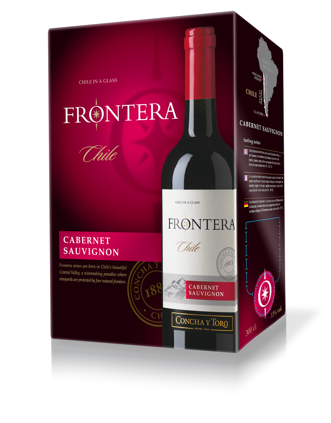 Вино FRONTERA Cabernet Sauvignon, 3 л купить по выгодной цене ...