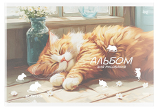 Альбом для рисования BG Усы, лапы и хвост, 40л