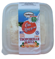 Масса творожная От Красули с курагой 23%, 180г