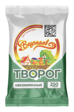 Творог Вкусняево Халяль обезжиренный, 250г