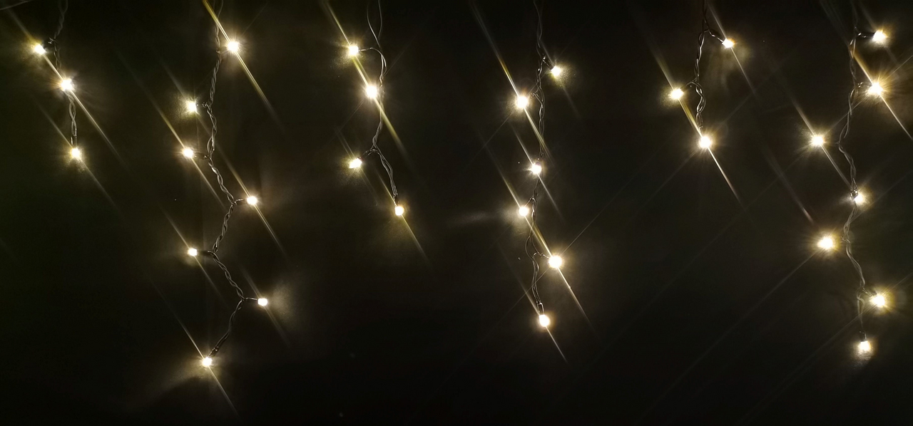 METRO PROFESSIONAL Гирлянда-сосульки теплый и холодный белый 200Led, 10 x 0.7м