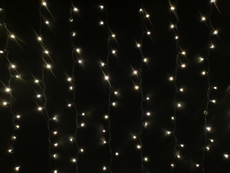 METRO PROFESSIONAL Гирлянда-занавес теплый и холодный белый 200Led, 2 x 2м