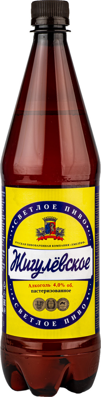 Пиво Жигулевское светлое, 1л