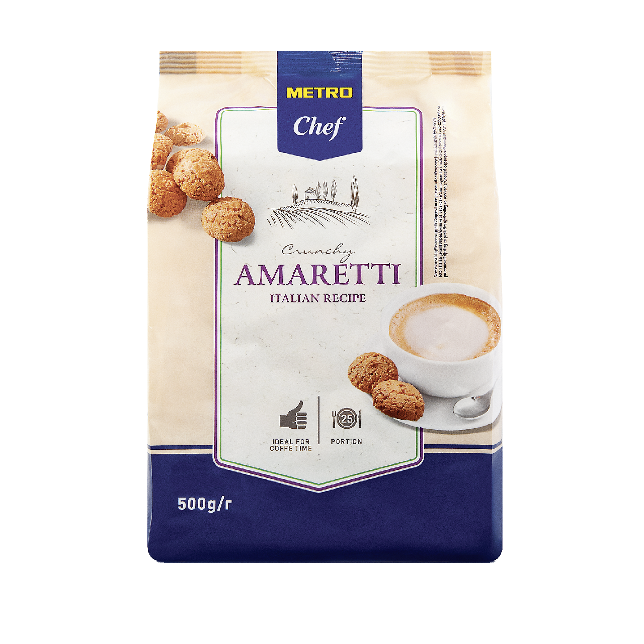 METRO Chef Печенье Amaretti, 500г купить с доставкой на дом, цены в  интернет-магазине