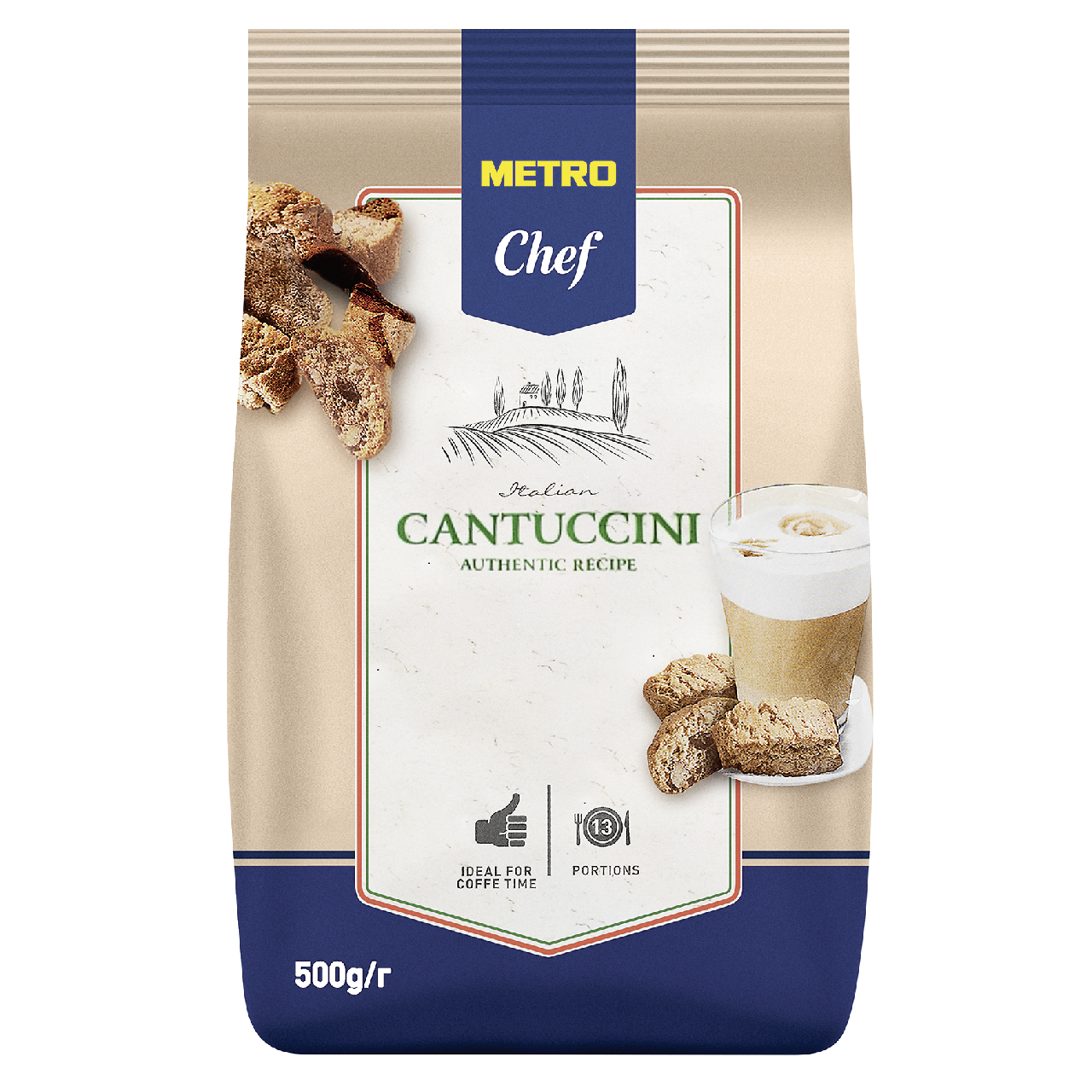 METRO Chef Печенье Cantuccini, 500г купить с доставкой на дом, цены в  интернет-магазине