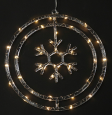 Tarrington House Фигура световая снежинка подвесная 40Led, 33см