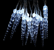 Tarrington House Гирлянда-сосульки холодный белый 30Led, 2.9м