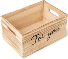 Tarrington House Ящик деревянный For you Натур M, 31 x 21 x 16см