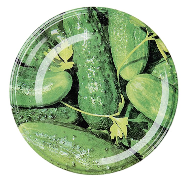 Изображение товара Крышки для консервирования ТО-100, 10 штук, металл, герметичные, зеленые