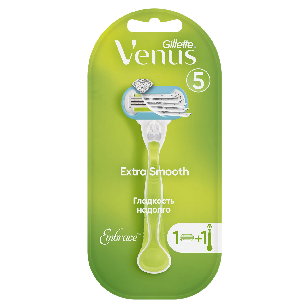 Изображение товара Станок для бритья Gillette Venus Embrace + 1 сменная кассета