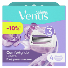 Кассета для бритвенного станка Gillette Venus Spa breeze, 4шт