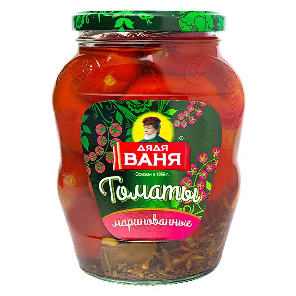 Томаты маринованные Дядя Ваня, 680г