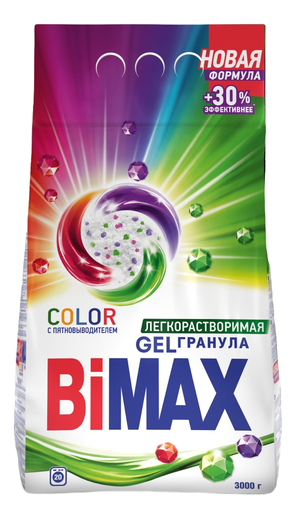 Изображение товара Стиральный порошок Bimax Color автомат, 3кг