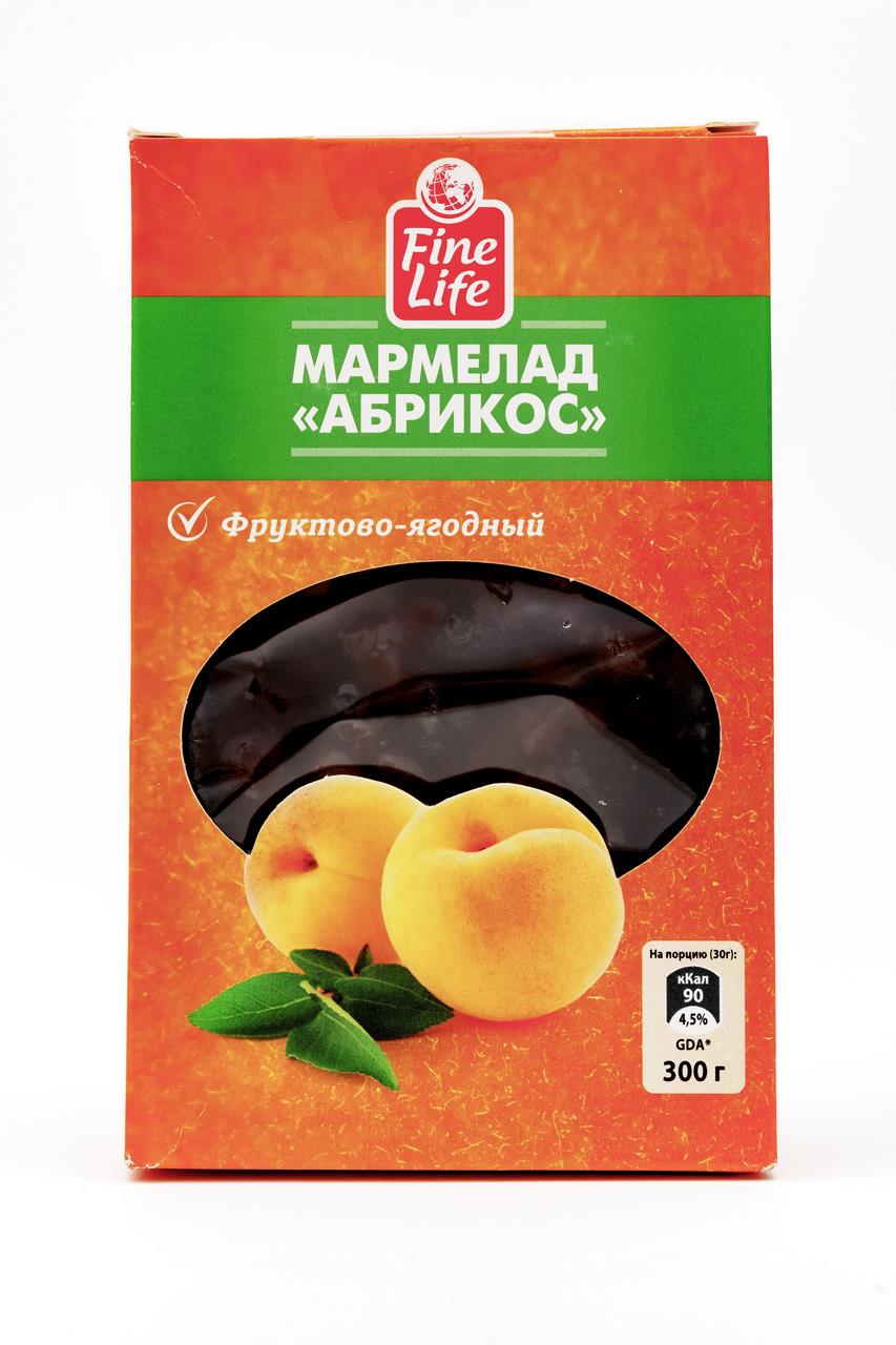 Мармелад FINE LIFE Абрикос, 300г