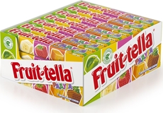 Конфеты Fruittella Радуга жевательные, 41г x 21 шт
