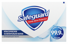 Мыло Safeguard классическое ослепительно белое, 100г