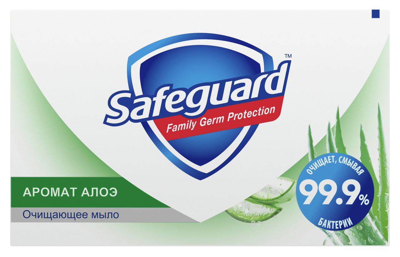 Мыло Safeguard аромат алоэ, 100г