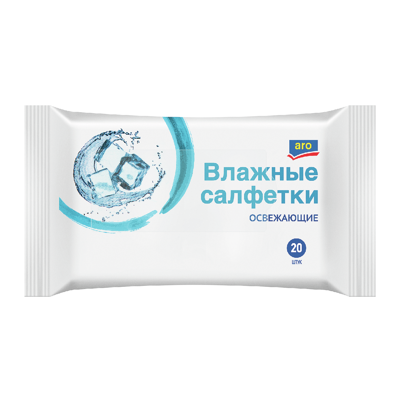 aro Салфетки влажные освежающие, 20шт