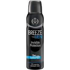 Антиперспирант Breeze Men Invisible Protection аэрозоль, 150мл