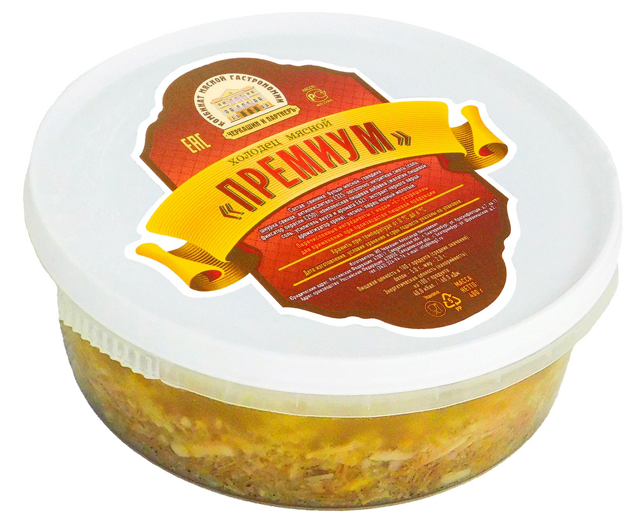 Холодец мясной Черкашин и Партнеръ Премиум, 400г