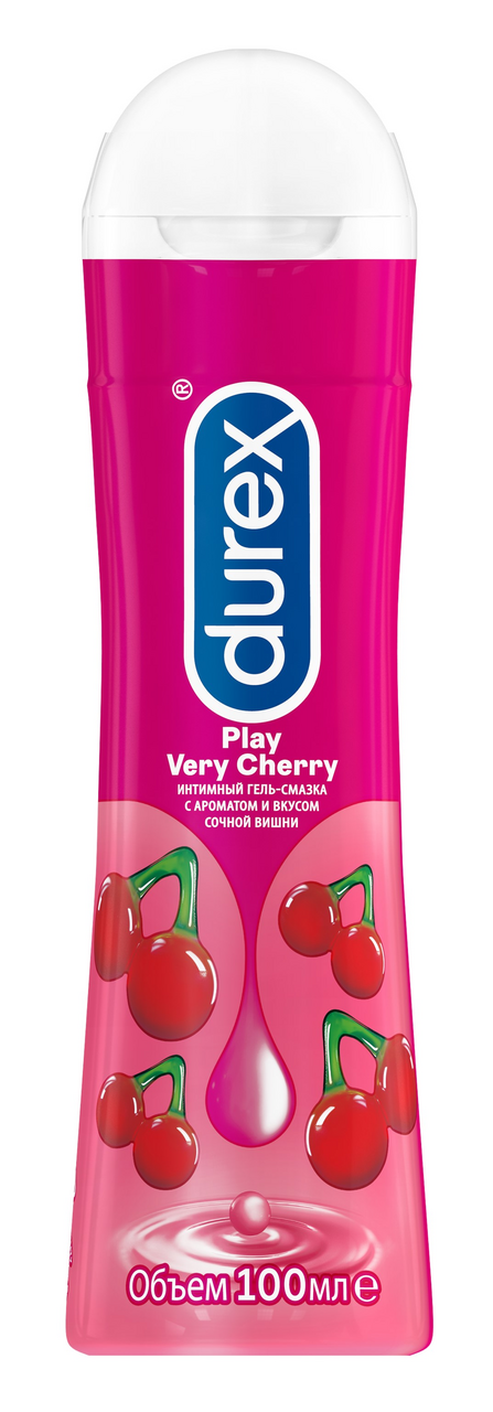 Гель-смазка Durex Play Very Cherry сочная вишня, 100мл