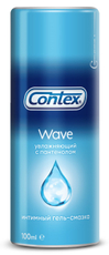 Гель-смазка Contex Wave увлажняющий с пантенолом, 100мл
