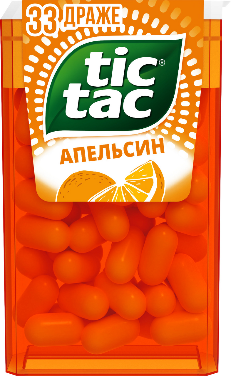 ДражеTicTacсовкусомапельсина,16г