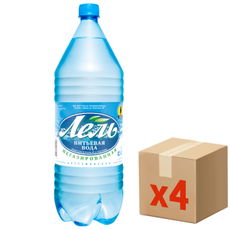 Вода Лель питьевая негазированная, 2л x 4 шт