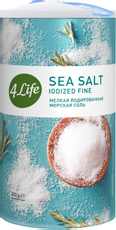 Соль 4Life морская мелкая йодированная, 250г