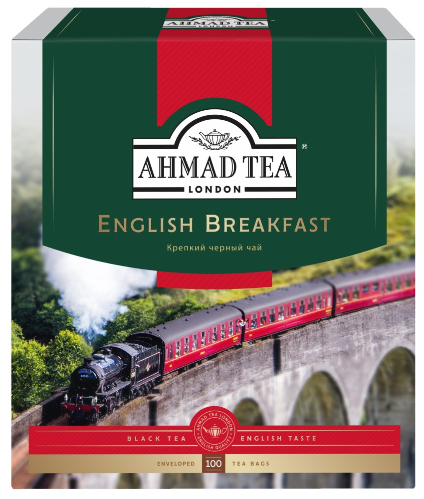 Изображение товара Чай Ahmad Tea English Breakfast черный (2г x 100шт), 200г