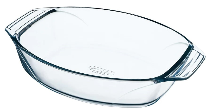Изображение товара Блюдо Pyrex Optimum жаропрочное стекло овальное 40х28 см, прозрачное