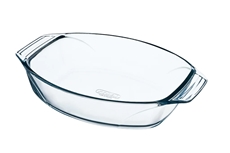 Блюдо Pyrex Optimum жаропрочное стекло овальное, 40 х 28см