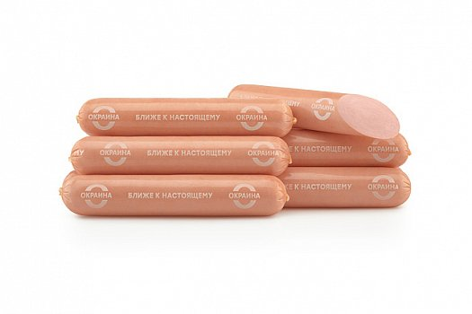 Сосиски Окраина с натуральным молоком, ~1.3кг