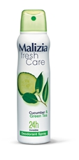 Антиперспирант Malizia Fresh Care Cucumber and Green tea аэрозоль женский, 150мл