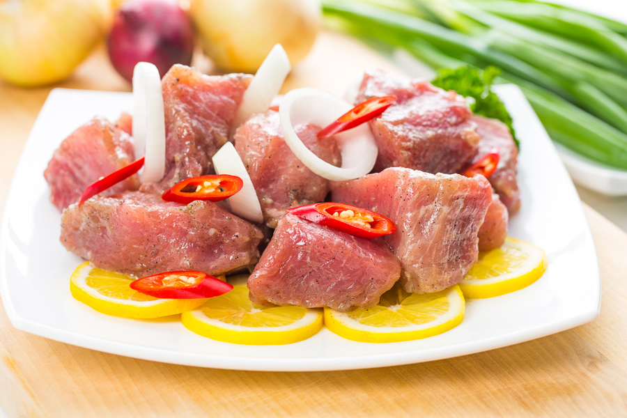 Шашлык в маринаде, пакет 1 кг купить с доставкой на дом, цены в ...