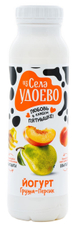 Йогурт питьевой Из села Удоево груша и персик 2.5%, 260г