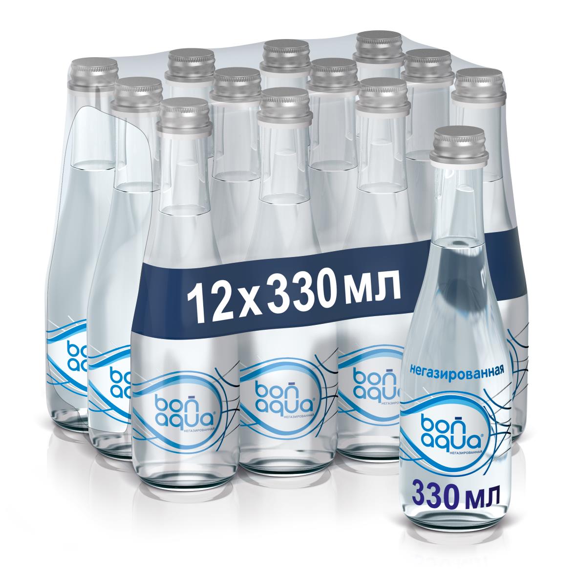 Минеральная вода без газа BON AQUA, 0,33 л