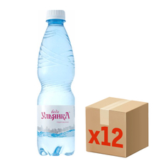 Вода Ульянка минеральная газированная, 500мл x 12 шт